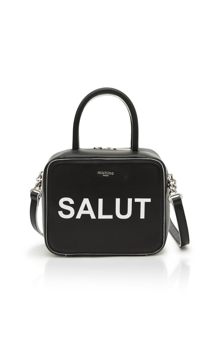 Michino Paris Salut Squarit Pm Crossbody Bag