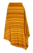 Jw Anderson Infinity Asymmetric Striped Wool Skirt