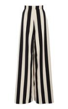 Christian Siriano Printed Wide Leg Trouser