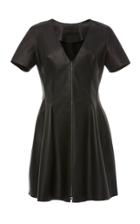 Jeffrey Dodd Front Zipper Dress