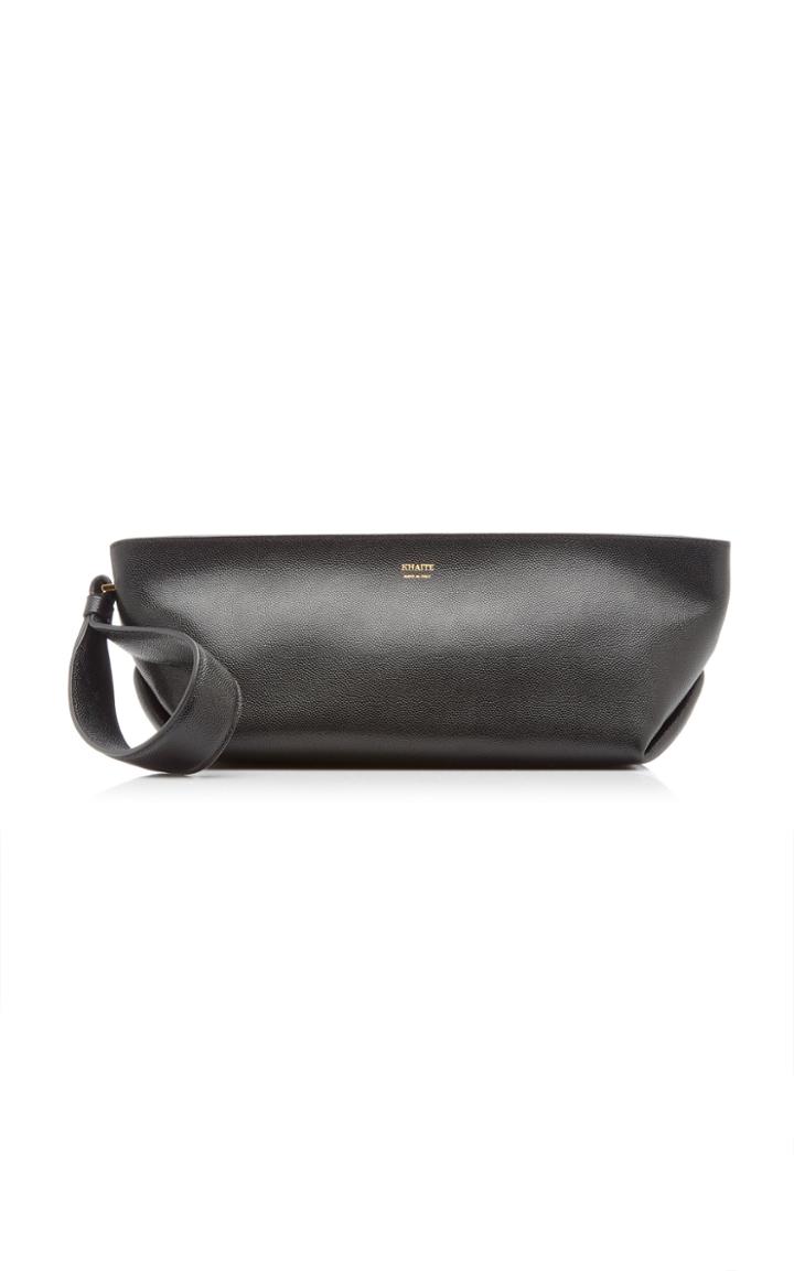 Moda Operandi Khaite Alma Calfskin Wristlet