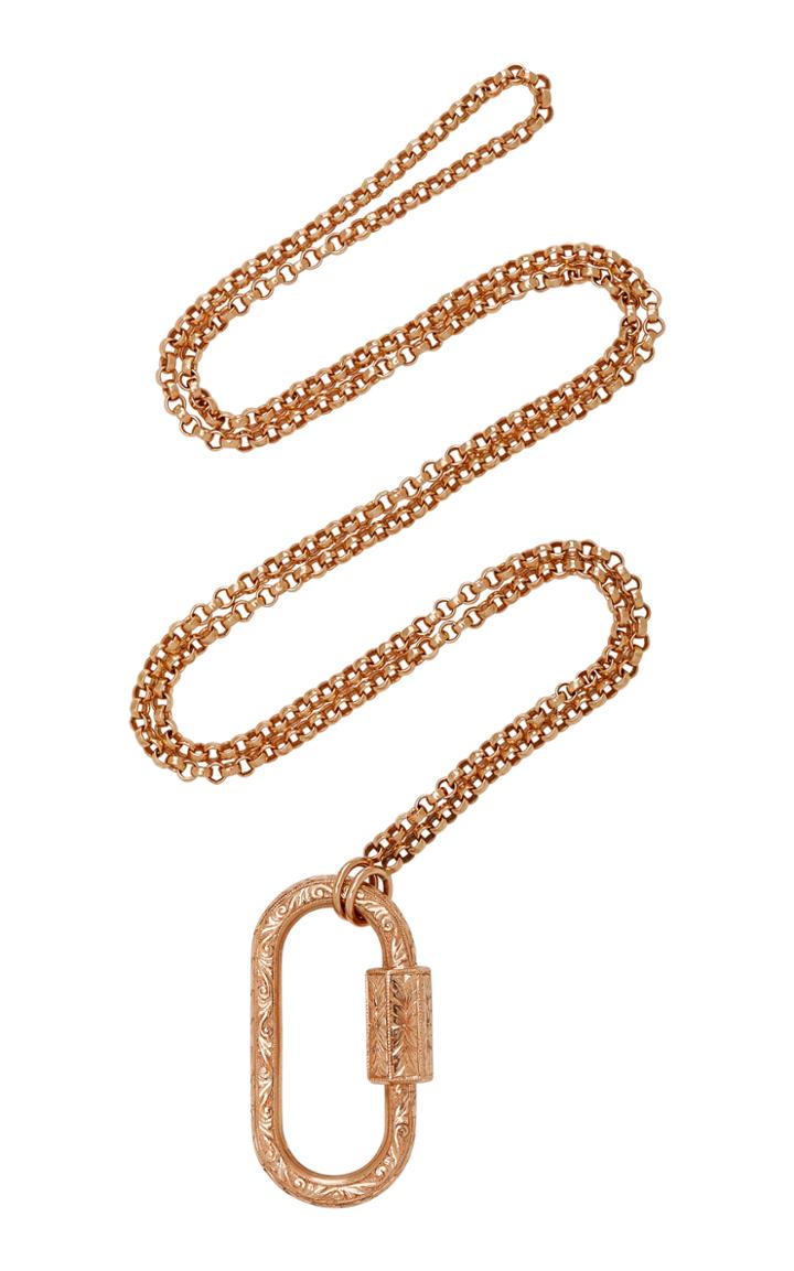 Marla Aaron 14k Rose Gold Necklace