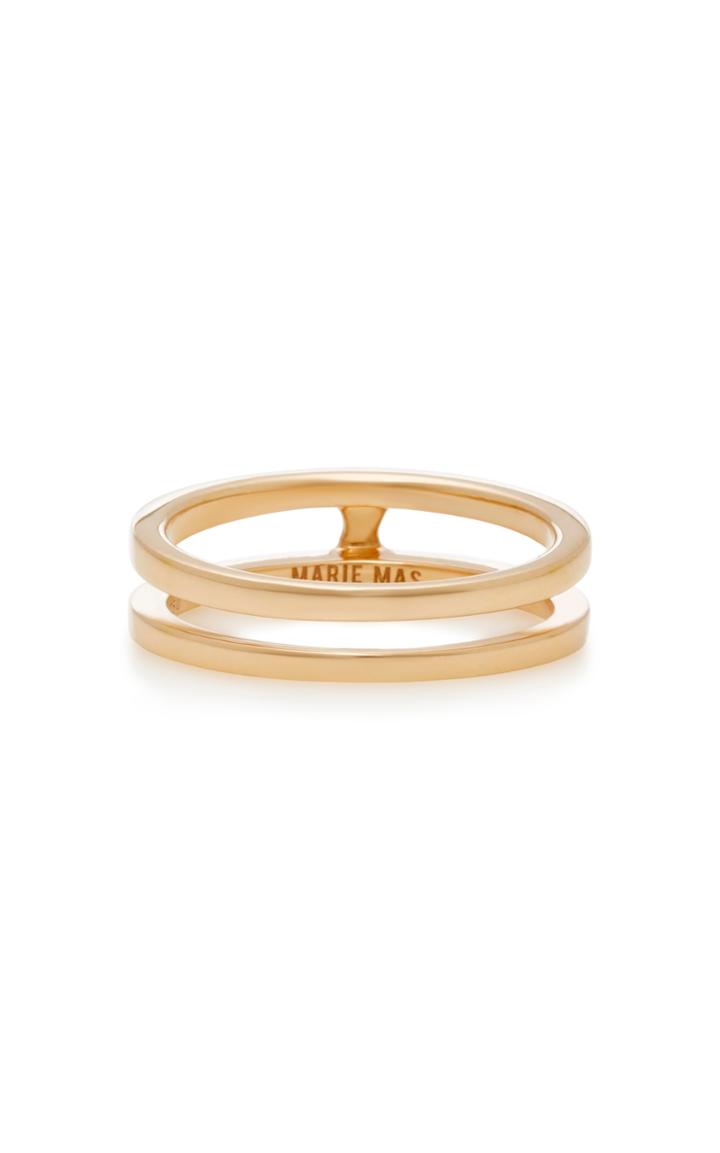 Marie Mas Pink Swiveling Wedding Band