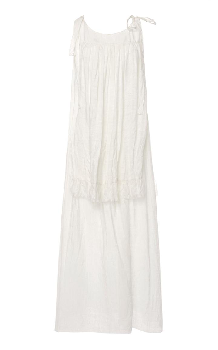 Moda Operandi Prada Bow-detailed Silk Midi Dress Size: 38
