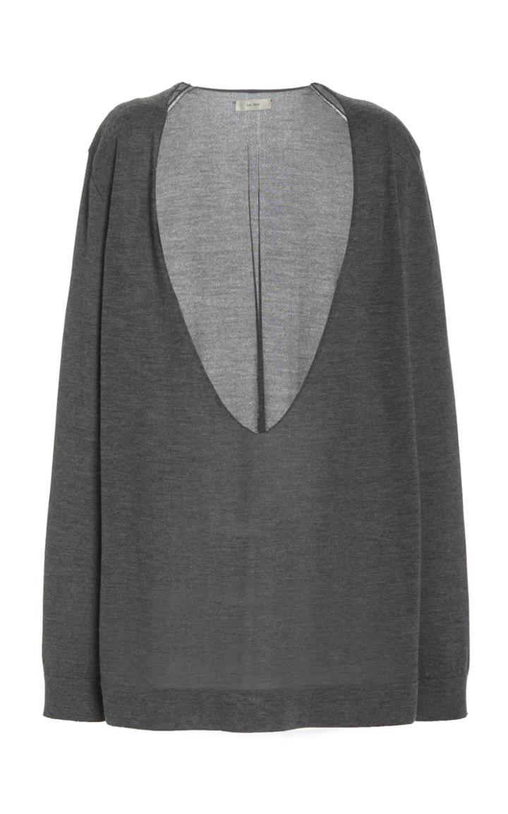 Moda Operandi The Row Baba Oversized Cashmere-silk Sweater