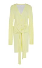 Tome Two Tone Long Ribbed Cardigan