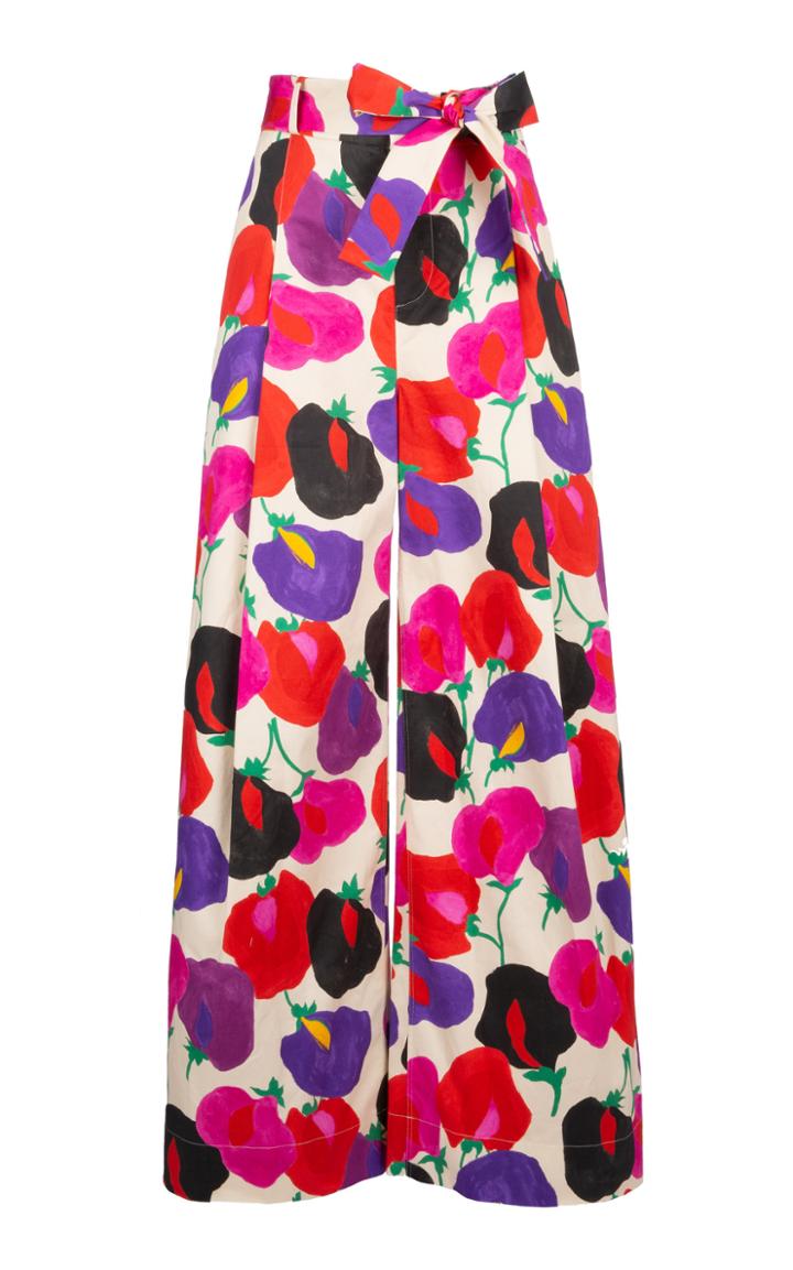 La Doublej Balloon Wide-leg Cotton-blend Pants