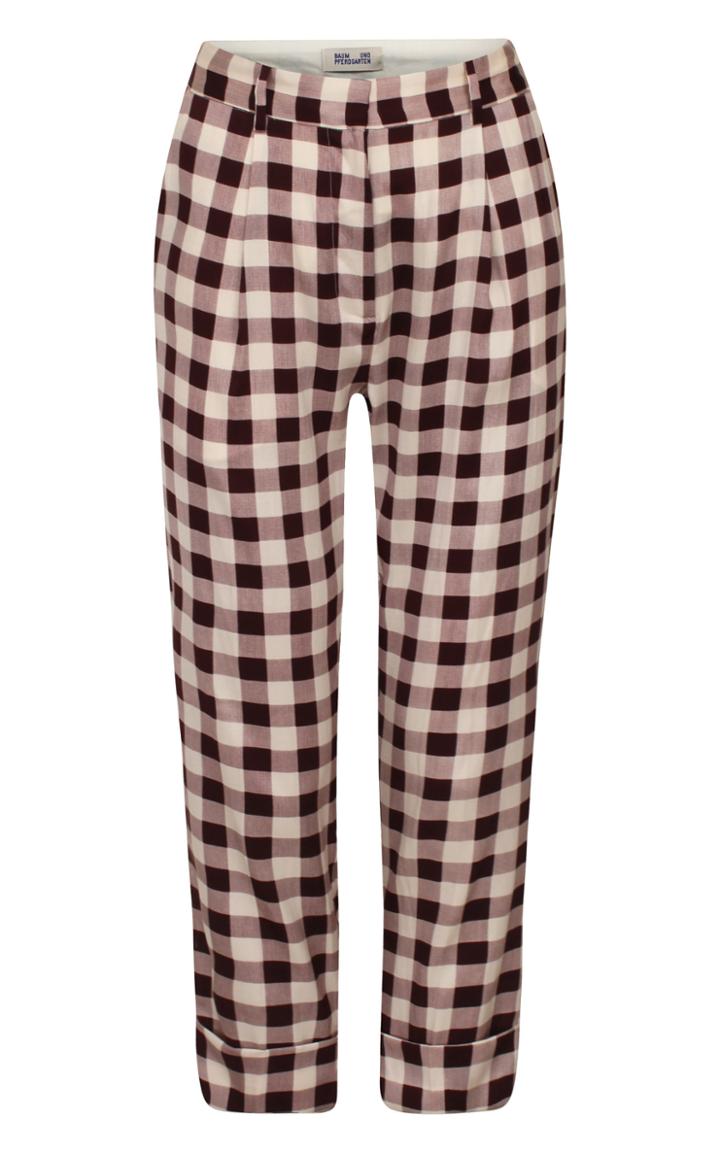 Baum Und Pferdgarten Narethe Check Cigarette Pants