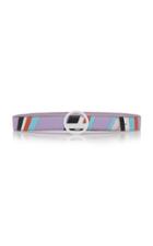 Emilio Pucci Leather Striped Belt