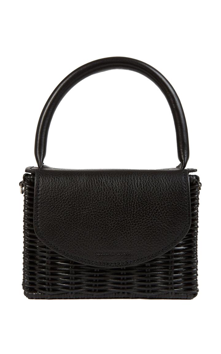 Wicker Wings Black Babing Top Handle Bag