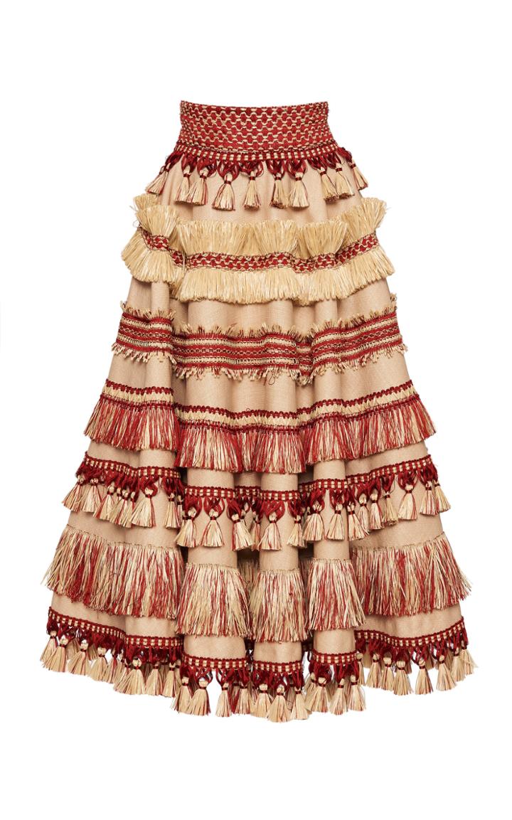 Dolce & Gabbana Crepe Embellished Skirt