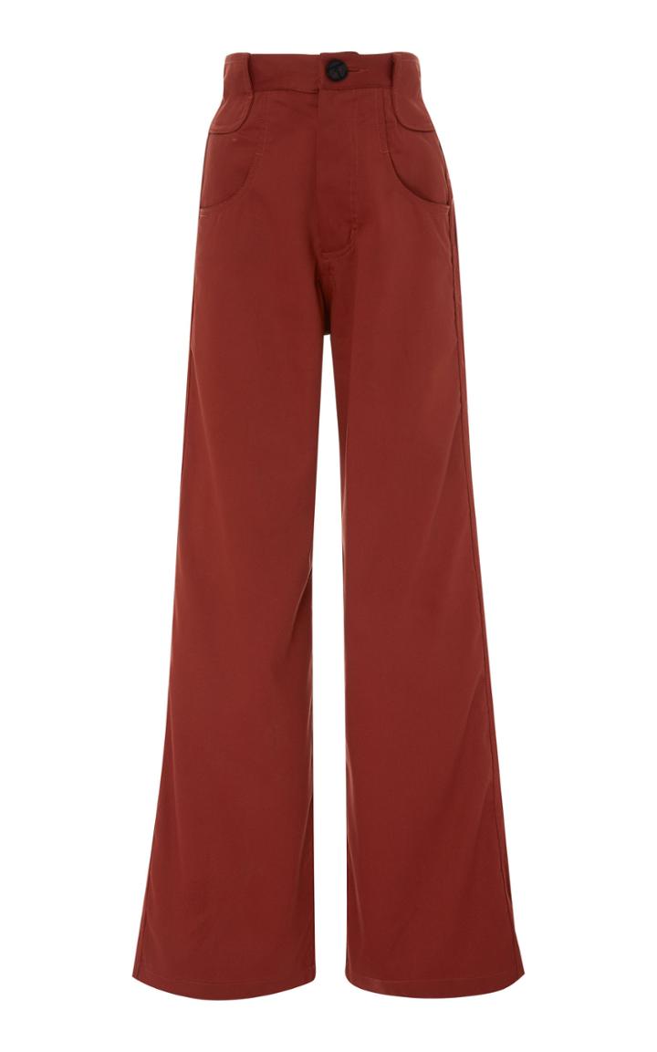 Telfar High-rise Side-pocket Wide-leg Pants