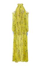 Self Portrait Floral-print Chiffon Maxi Dress