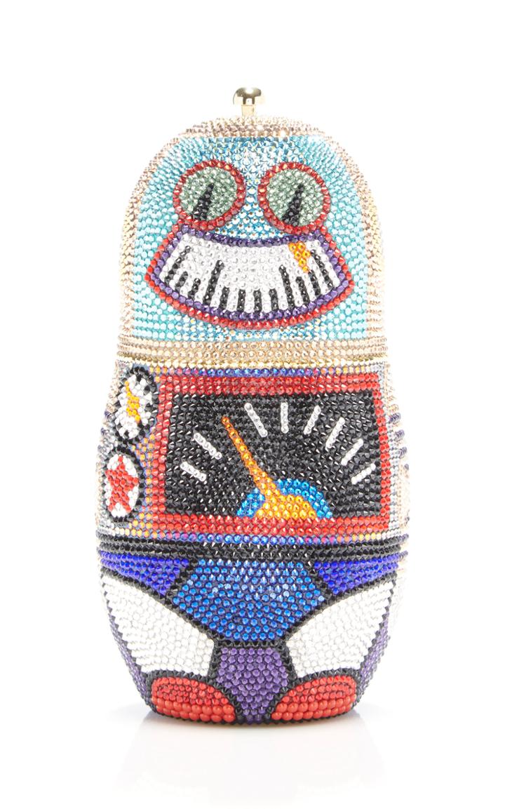Judith Leiber Couture Robot Clutch