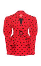 Marianna Senchina Polka Dot Blazer Dress