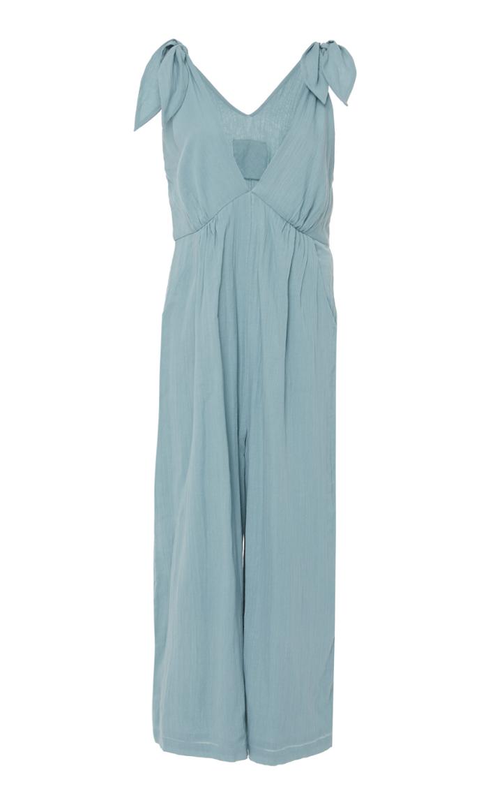 Loup Charmant Lookout Cropped Cotton Jumpsuit