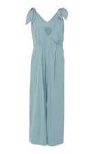 Loup Charmant Lookout Cropped Cotton Jumpsuit