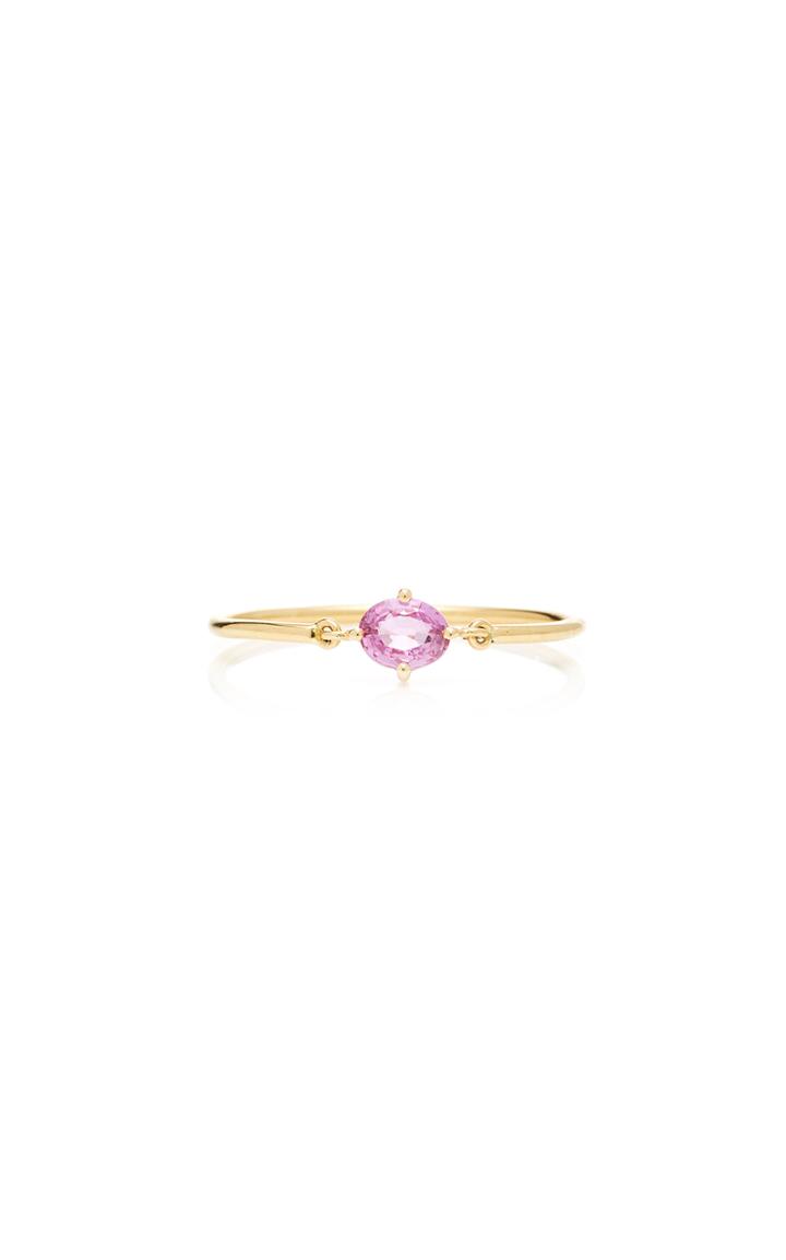 Moda Operandi Yi Collection 18k Gold Sapphire Ring Size: 6