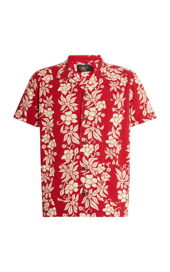 Rrl Printed Cotton Camp Shirt