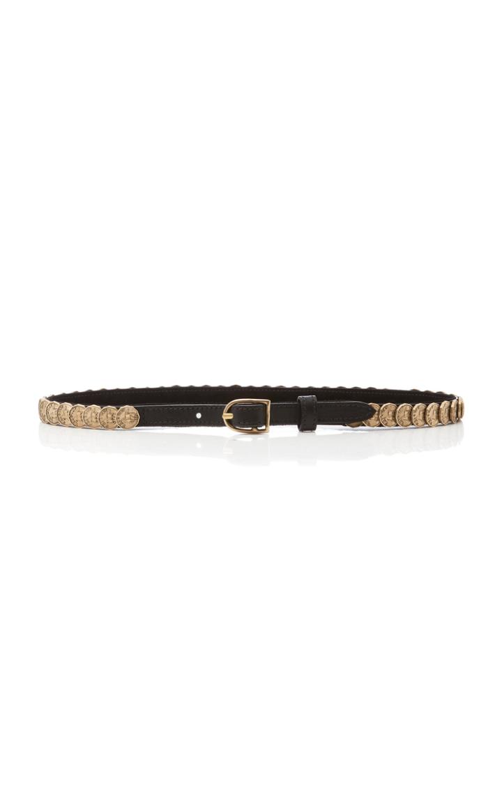 Gabriela Hearst Skinny Coin-embellished Belt