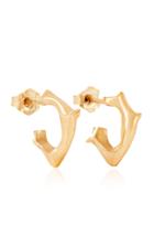 Bernard James Mary 14k Yellow Gold Earrings