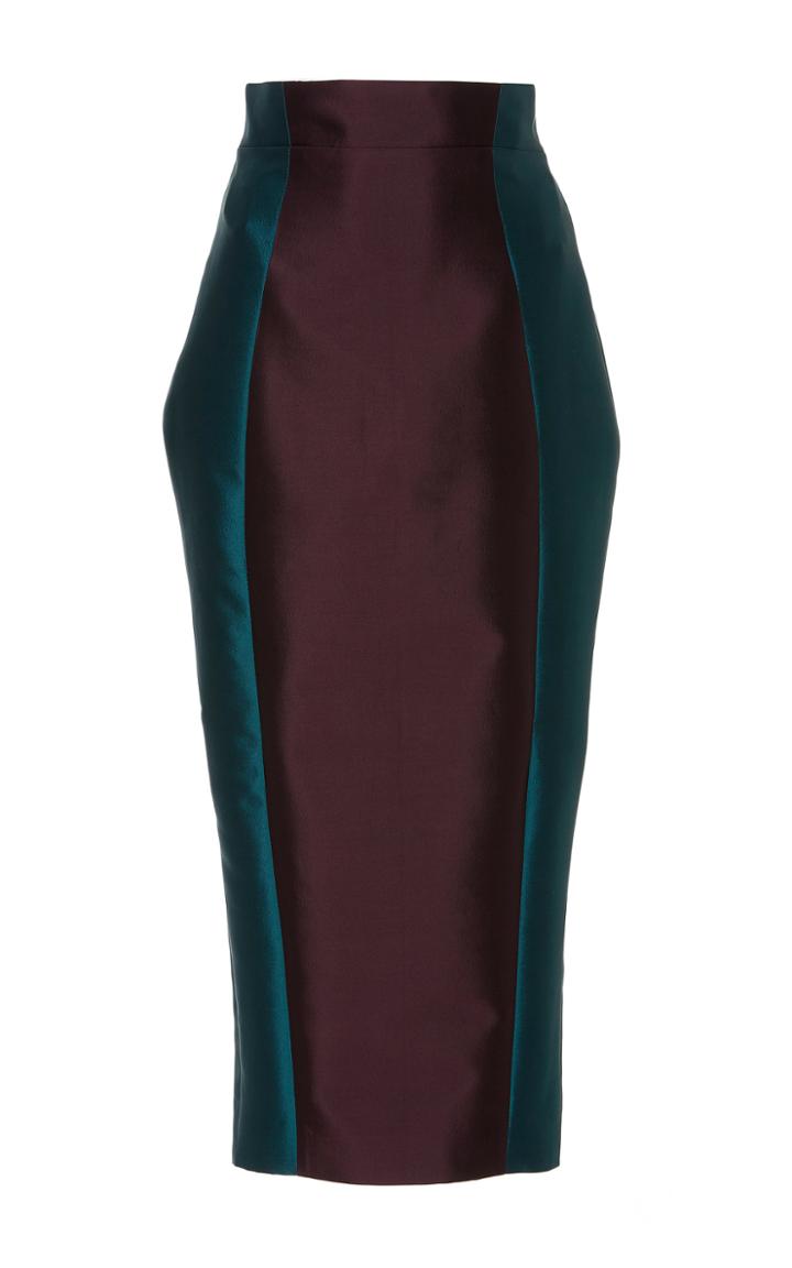 Leal Daccarett Cocora Contrast Pencil Skirt