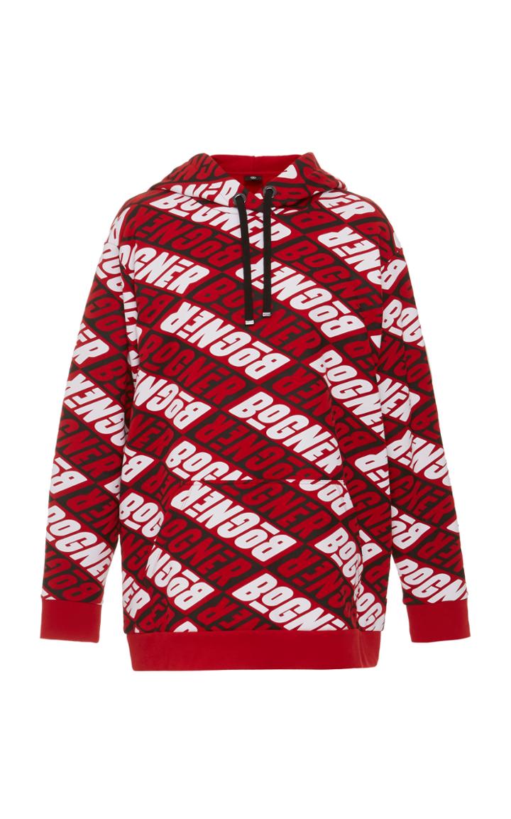 Bogner Sport Samia Logo Cotton Hooded Sweatshirt