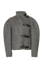 Isabel Marant Nate Three Buckled Wrap Cropped Jacket