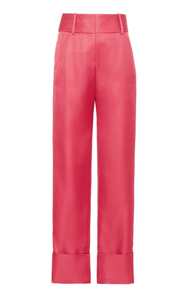 Marina Moscone Painter's Straight Leg Trousers