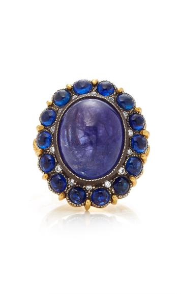 Arman Sarkisyan Tanzanite And Blue Sapphire Ring