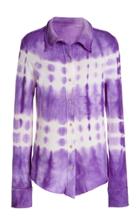 Moda Operandi The Elder Statesman Polar Tranquility Tie-dye Cashmere Top