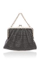 Moda Operandi Mach & Mach Sparkle Mesh Mini Clutch