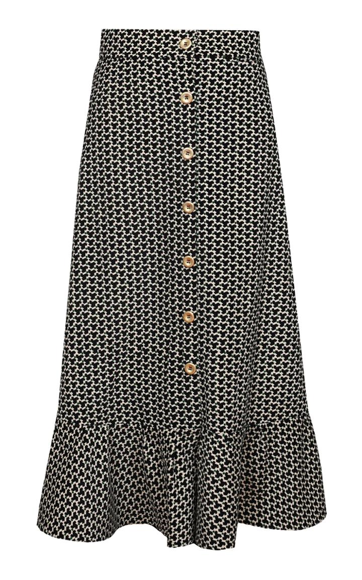 Dalood Button Front Skirt