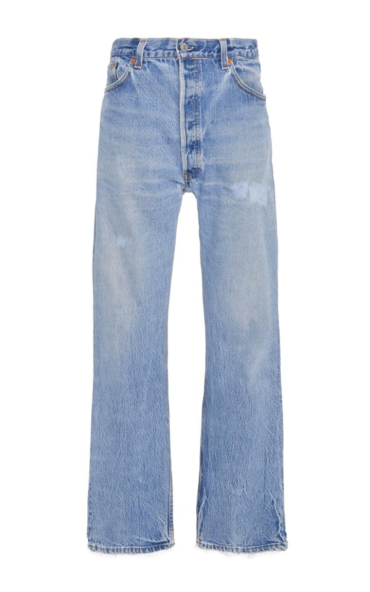 Re/done High-rise Straight-leg Jeans