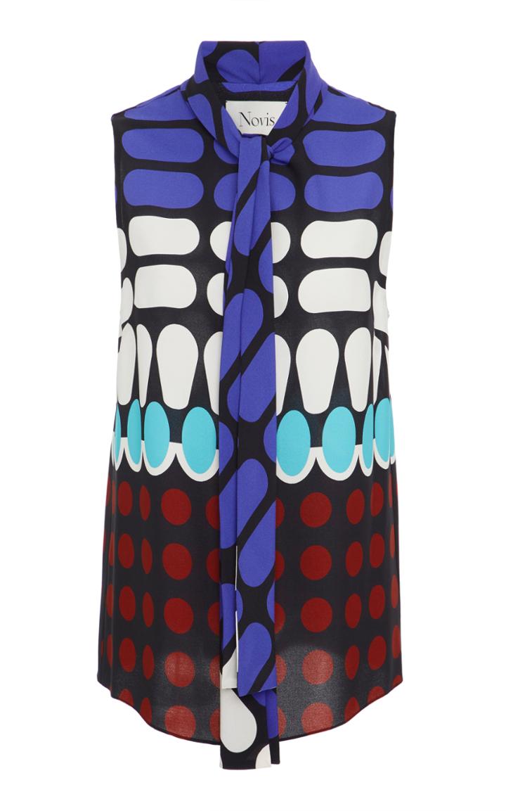 Novis Walton Tie Neck Blouse