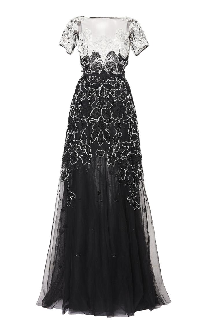 Zuhair Murad Sheer Embroidered Dress