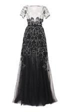 Zuhair Murad Sheer Embroidered Dress