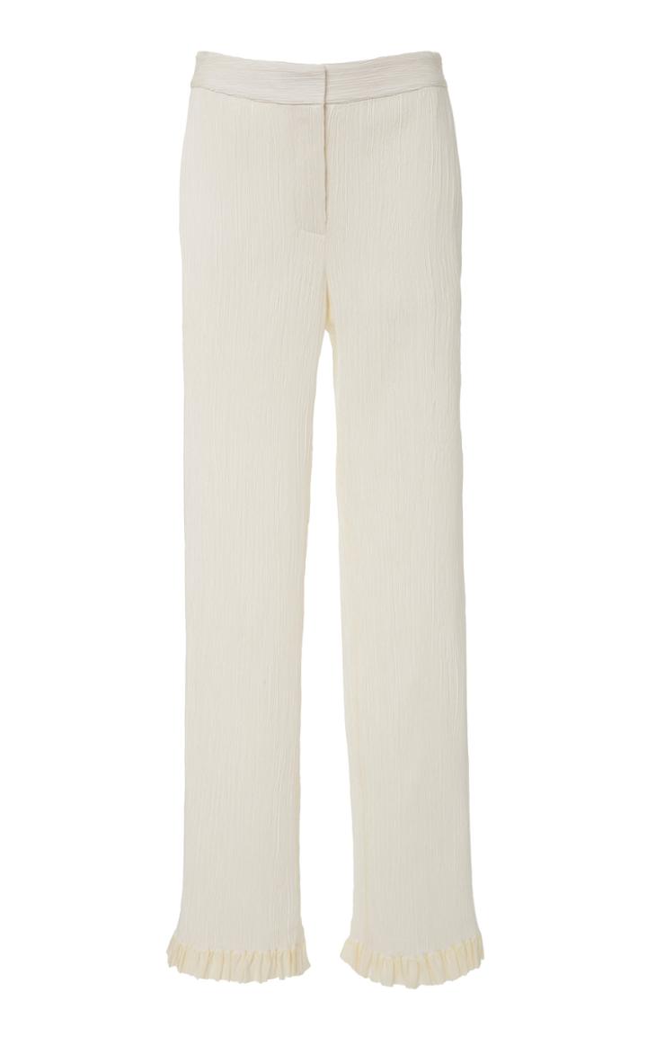 Danielle Frankel Dana Pleated Georgette Pants