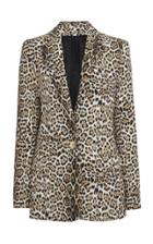 Elie Saab Animal Print Cady Blazer