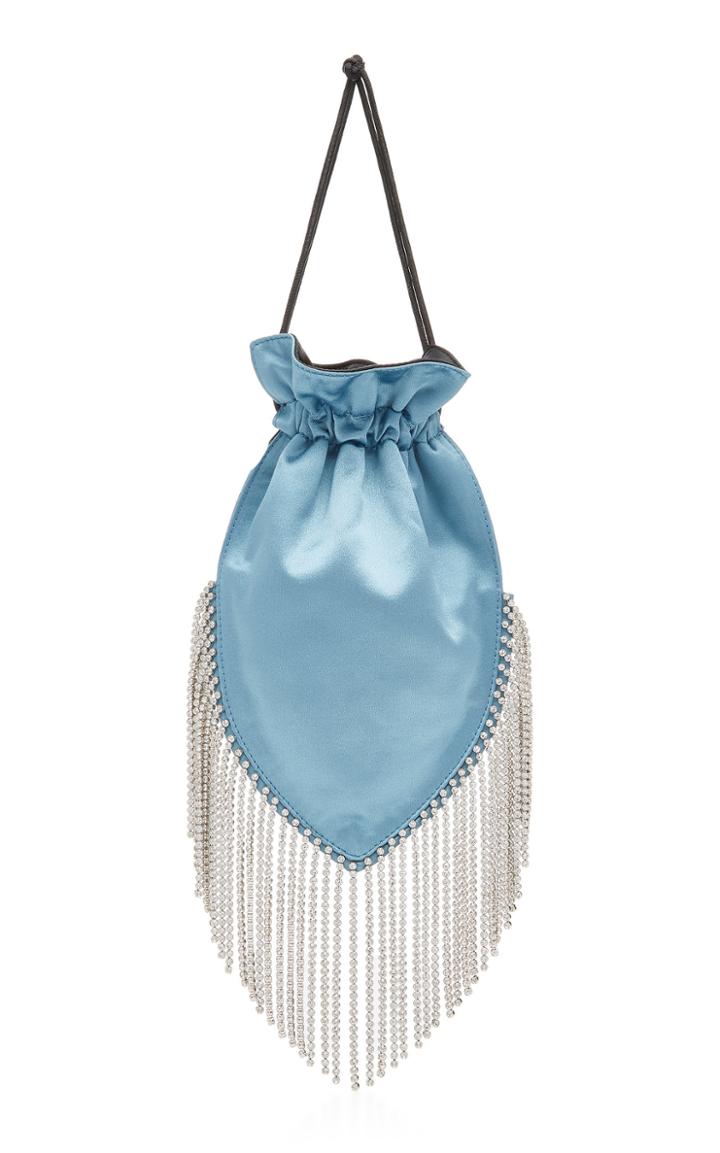 Les Petits Joueurs Fringy Crystal Satin Bag