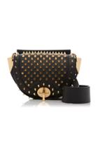 Balmain Run Run Small All Over Spikes Leather Bag