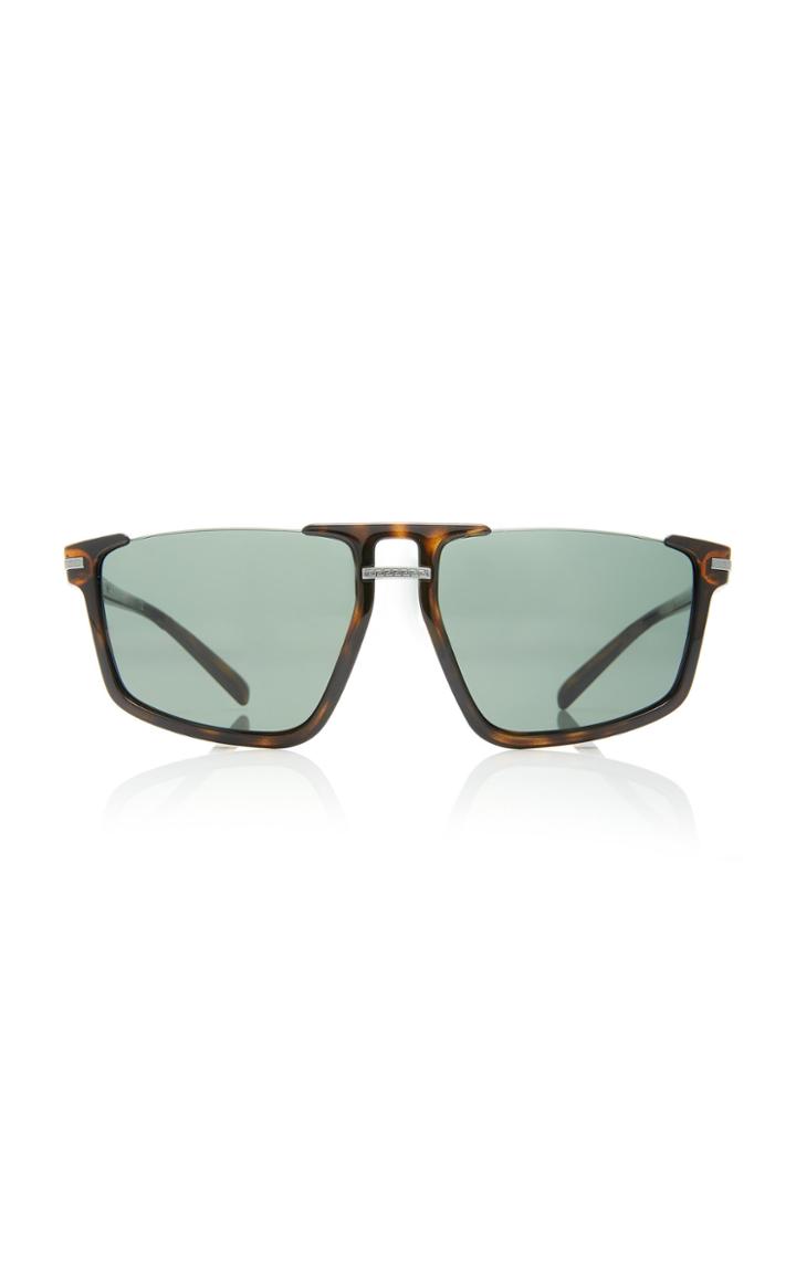 Versace Sunglasses Square-frame Tortoiseshell Acetate Sunglasses