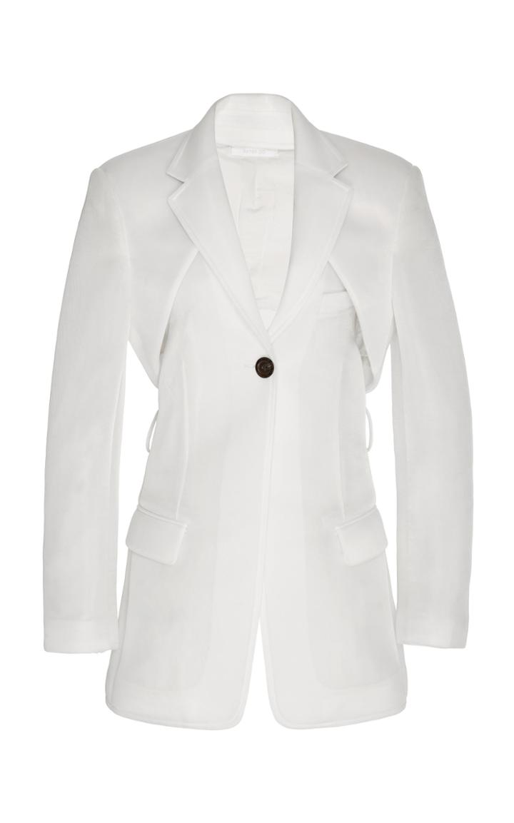 Peter Do Detachable Open-back Blazer