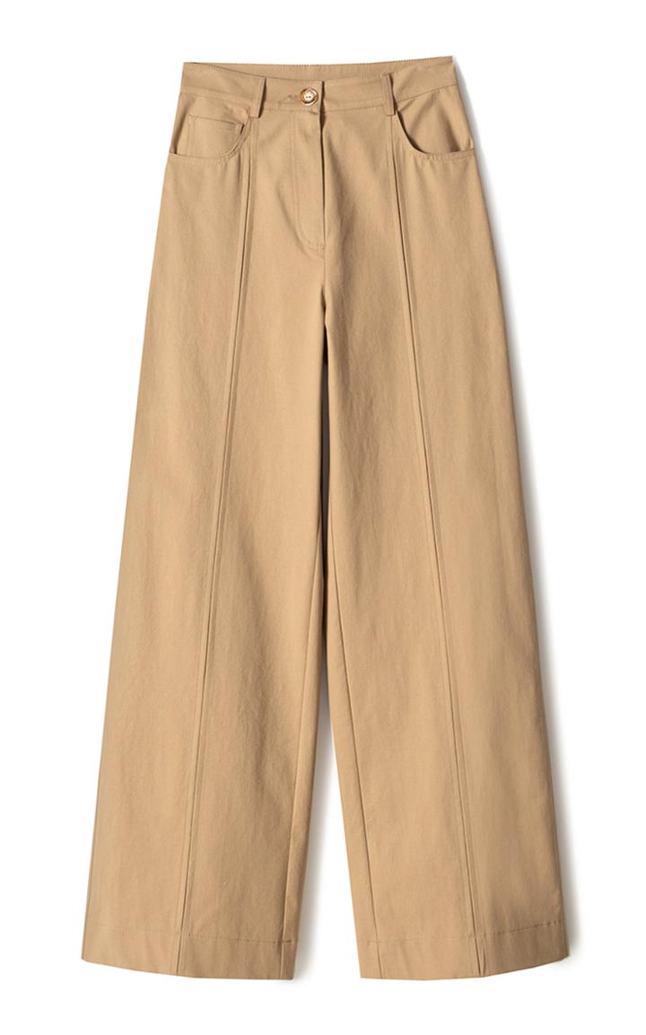 Moda Operandi Nanushka Bowen Cotton Twill Wide-leg Pants