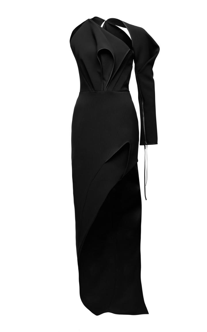 Maticevski Disclaimer One Shoulder Dress