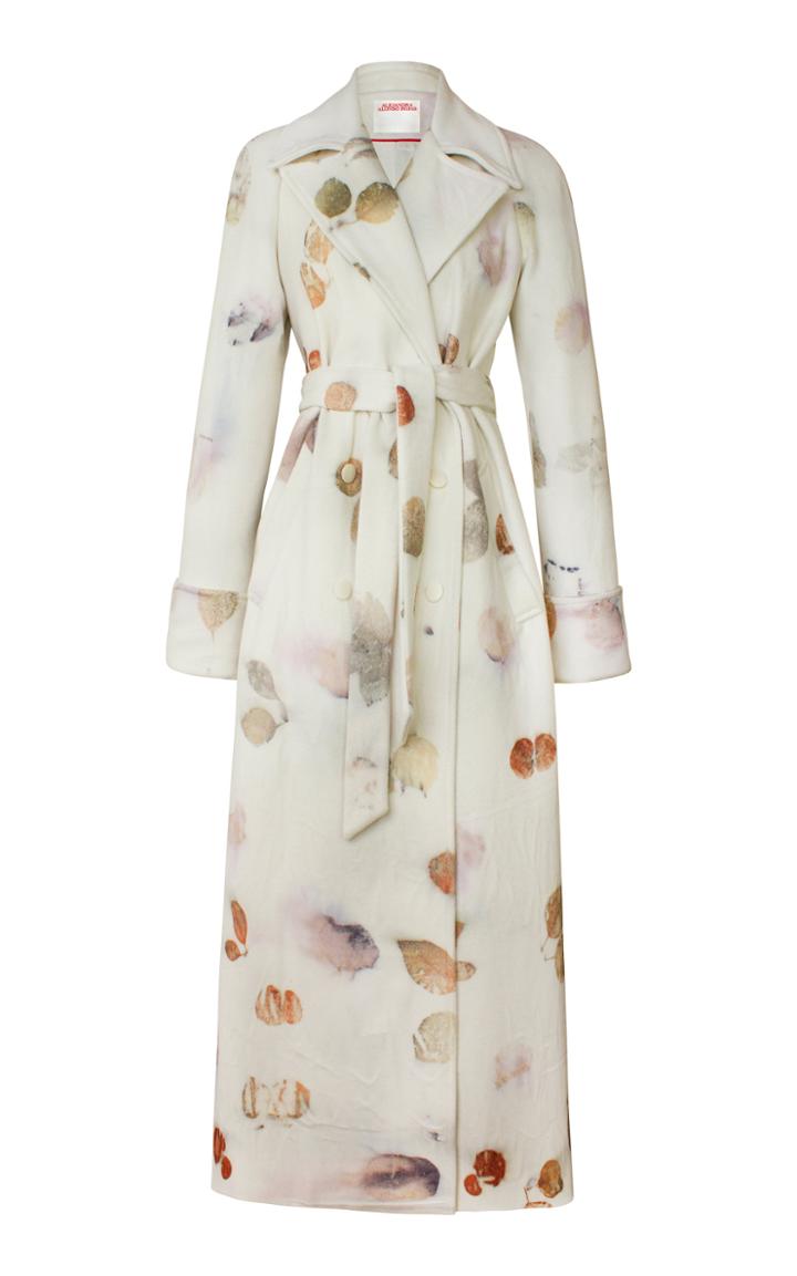 Moda Operandi Alejandra Alonso Rojas Dyed Wool Trench Coat