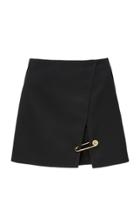 Versace A-line Wool Mini Skirt