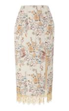 Markarian Exclusive Ric Floral Brocade Skirt
