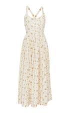 Brock Collection M'o Exclusive Onorata Floral Cotton Dress