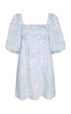 Moda Operandi Faithfull The Brand Calista Printed Linen Mini Dress